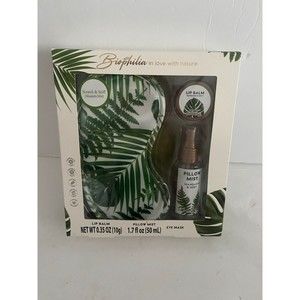 Biophilia in love with nature set New